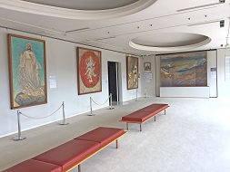 Third-floor permanent exhibition of the World Ten Great Religions murals